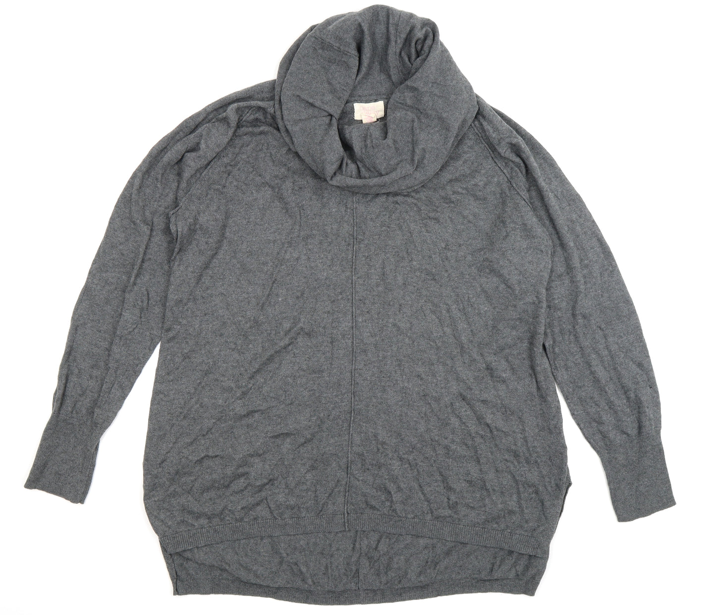 Cape Daisy Womens Grey  Knit Pullover Jumper Size 24