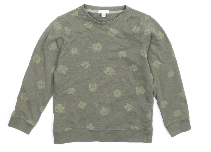 Vertbaudet Boys Green   Pullover Sweatshirt Size 8 Years
