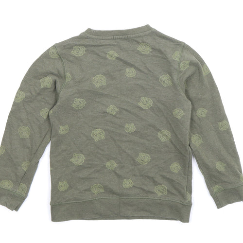Vertbaudet Boys Green   Pullover Sweatshirt Size 8 Years