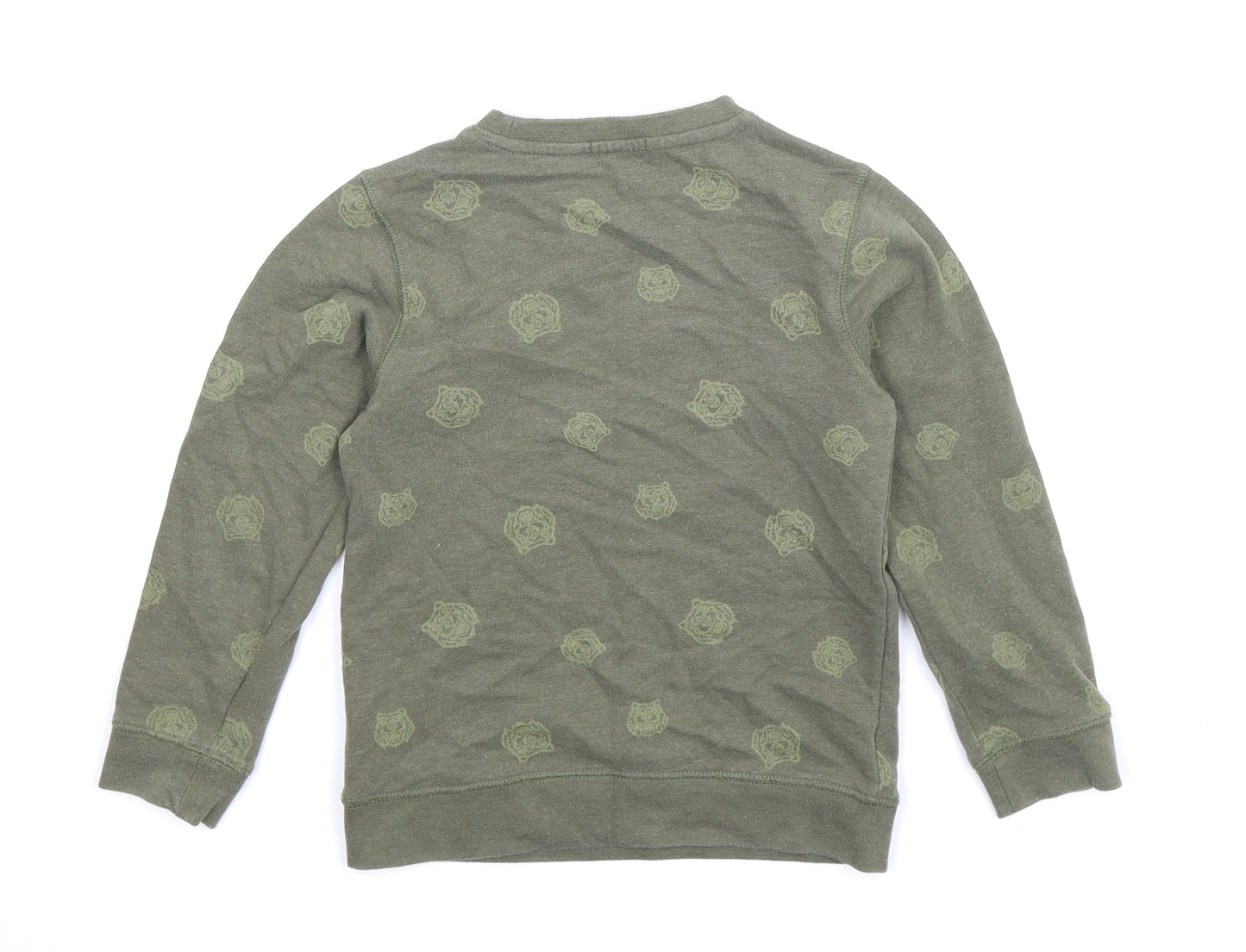 Vertbaudet Boys Green   Pullover Sweatshirt Size 8 Years