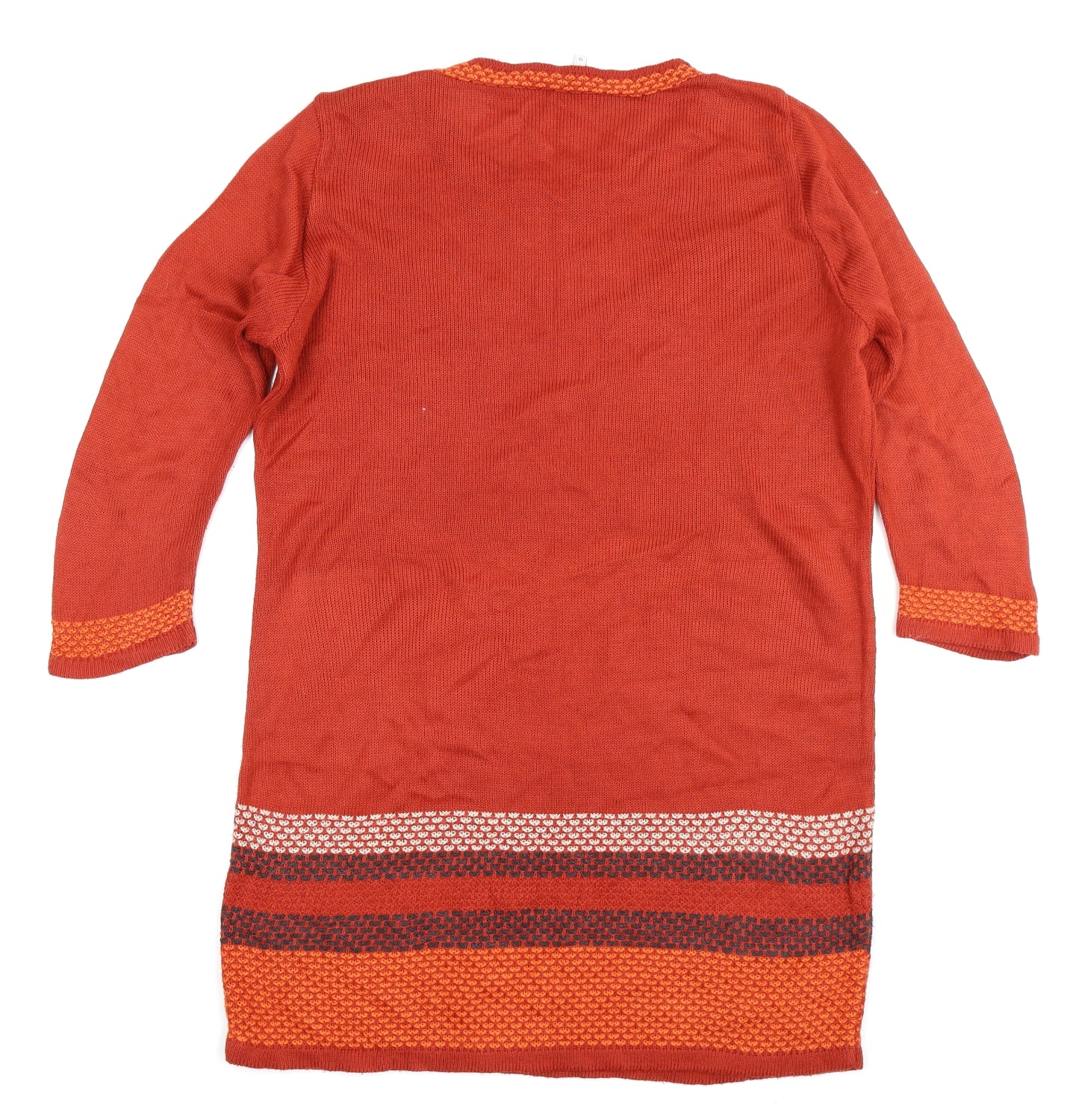 Peacocks Womens Brown  Knit Jumper Dress  Size 18