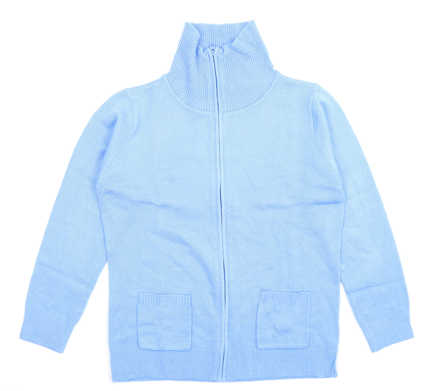 Damart Womens Blue  Knit Cardigan Jumper Size 16