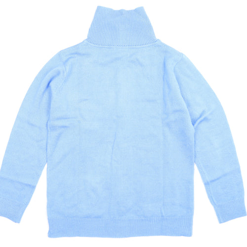 Damart Womens Blue  Knit Cardigan Jumper Size 16