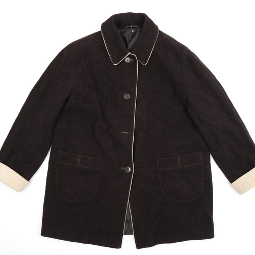 Berkertex Womens Brown   Jacket Coat Size 18