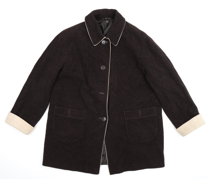 Berkertex Womens Brown   Jacket Coat Size 18