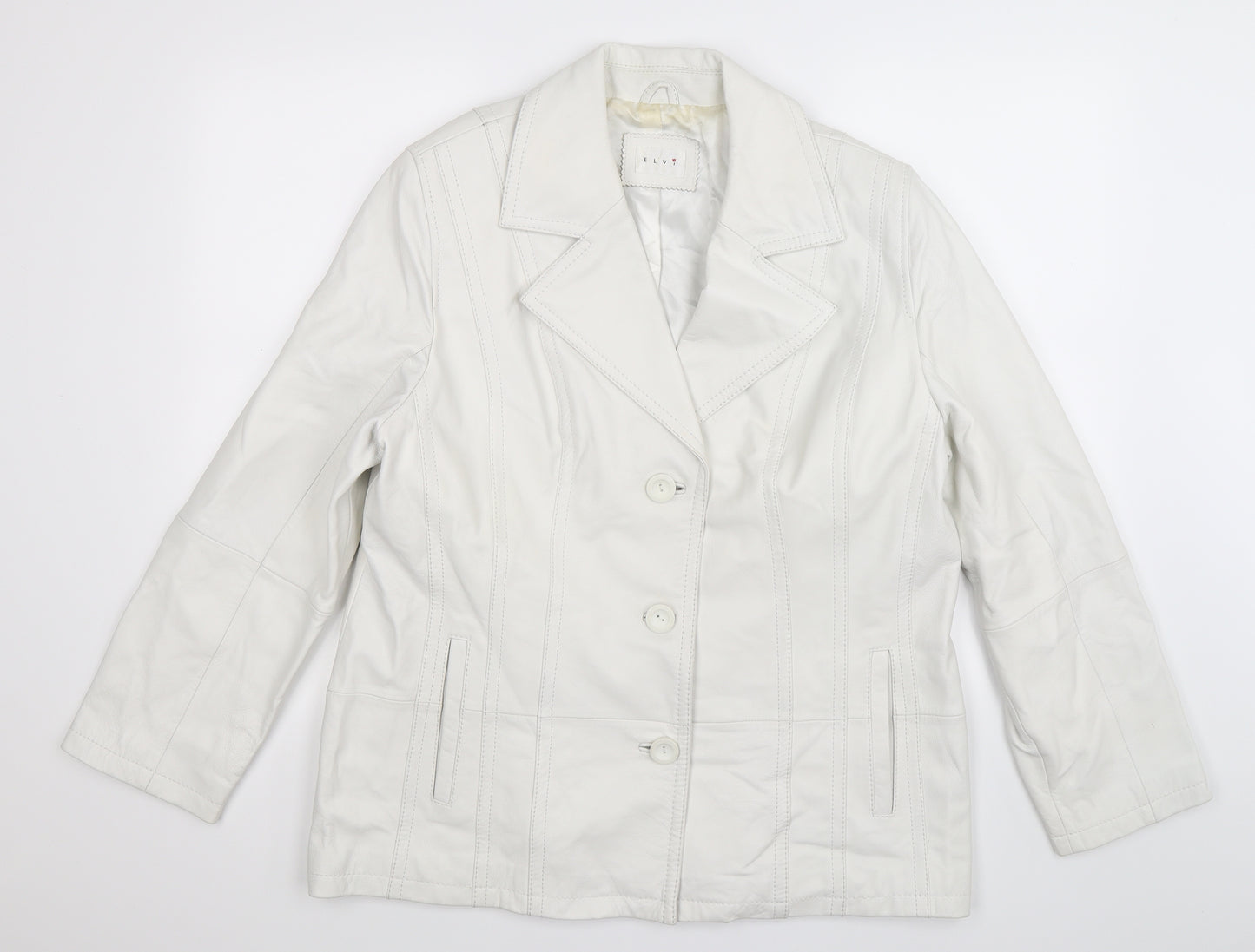 ELVI Womens White   Jacket  Size 20