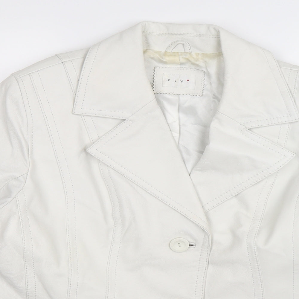 ELVI Womens White   Jacket  Size 20