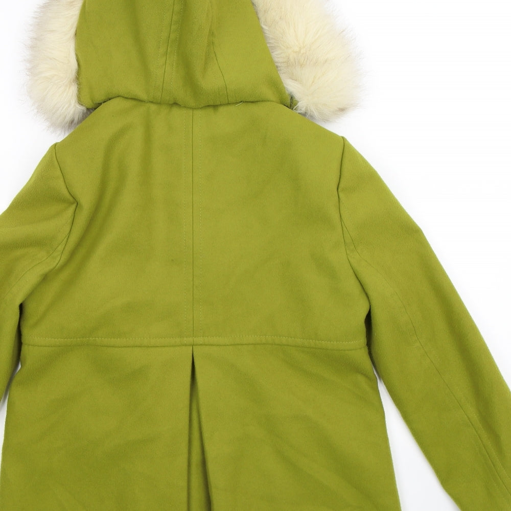 Topshop Womens Green   Jacket Coat Size 6