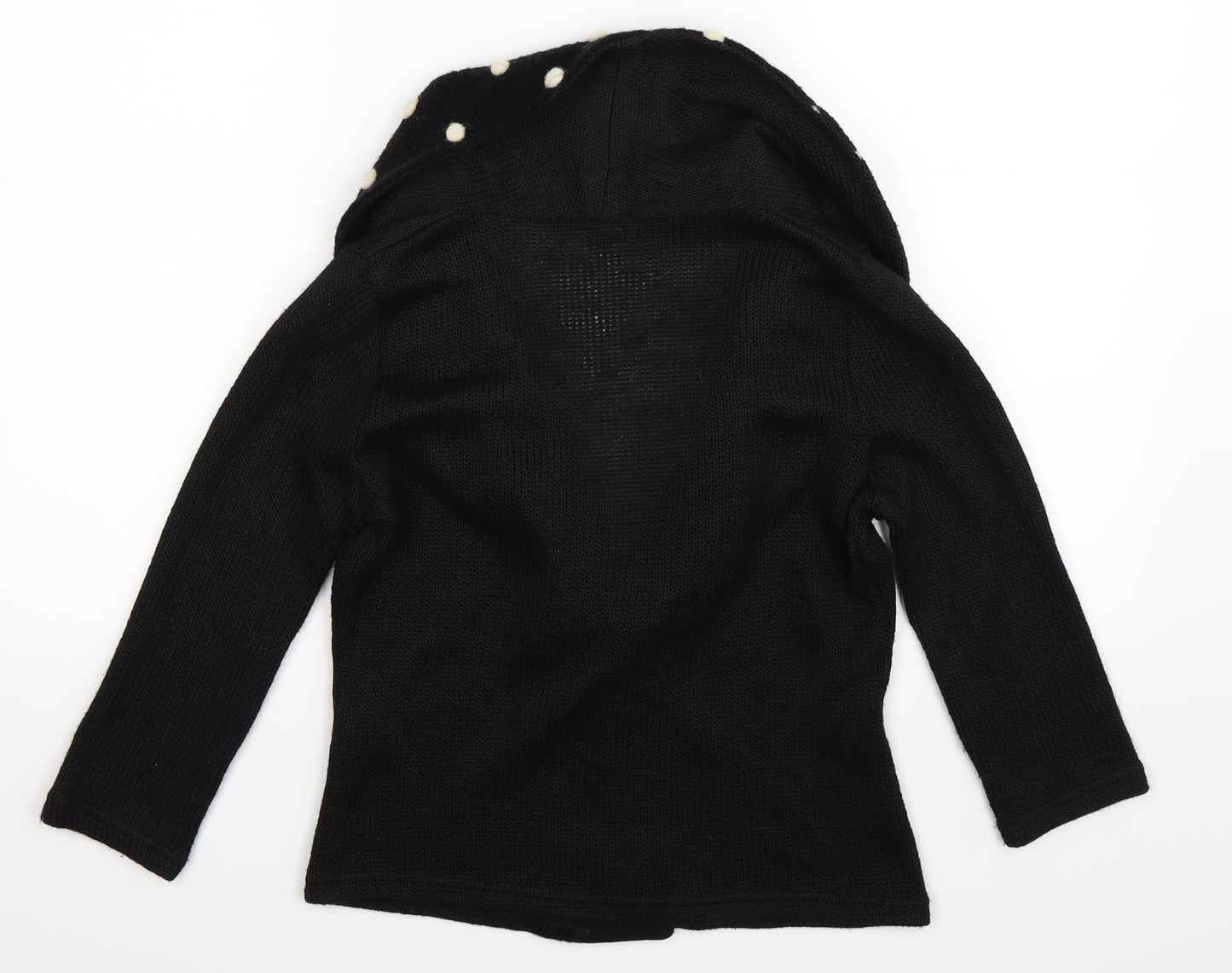 Per Una Womens Black  Knit Cardigan Jumper Size S