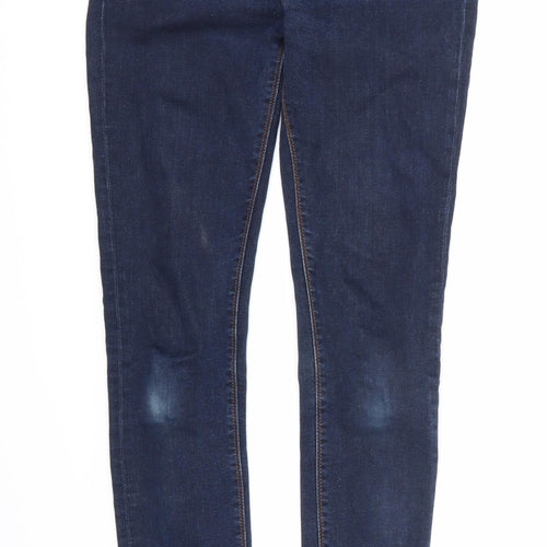Warehouse Womens Blue  Denim Skinny Jeans Size 12 L28 in