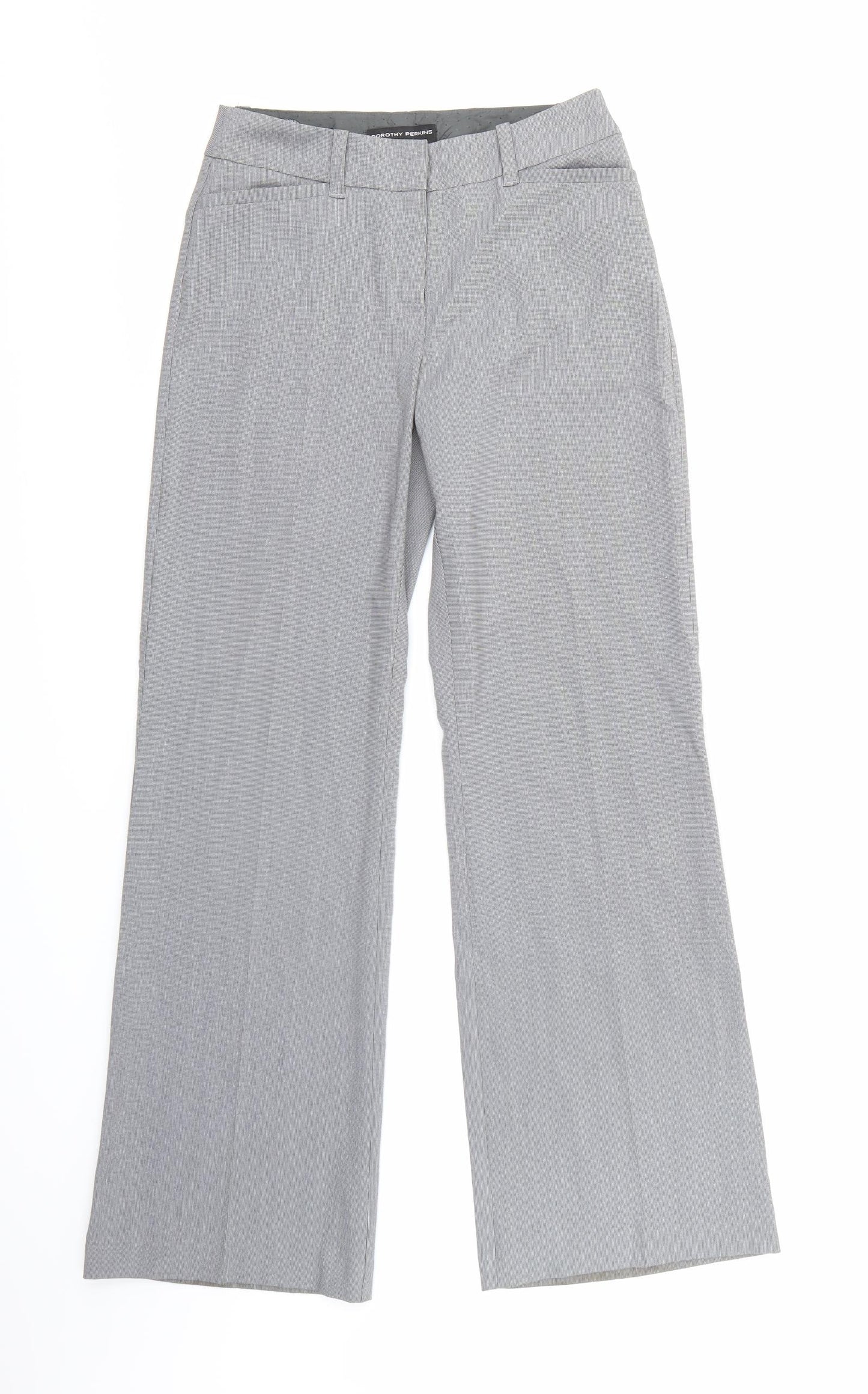 Dorothy Perkins Womens Grey   Trousers  Size 6 L30 in