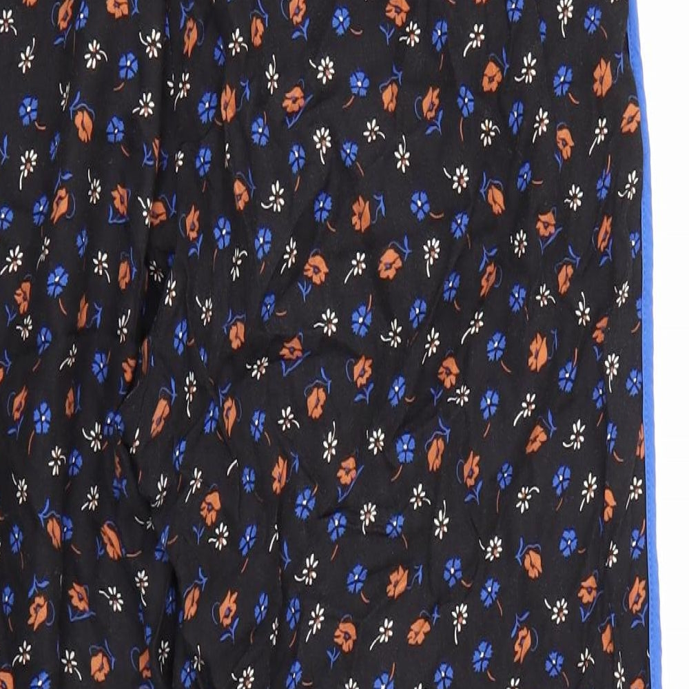 Madewell Womens Black Floral  Trousers  Size M L22 in