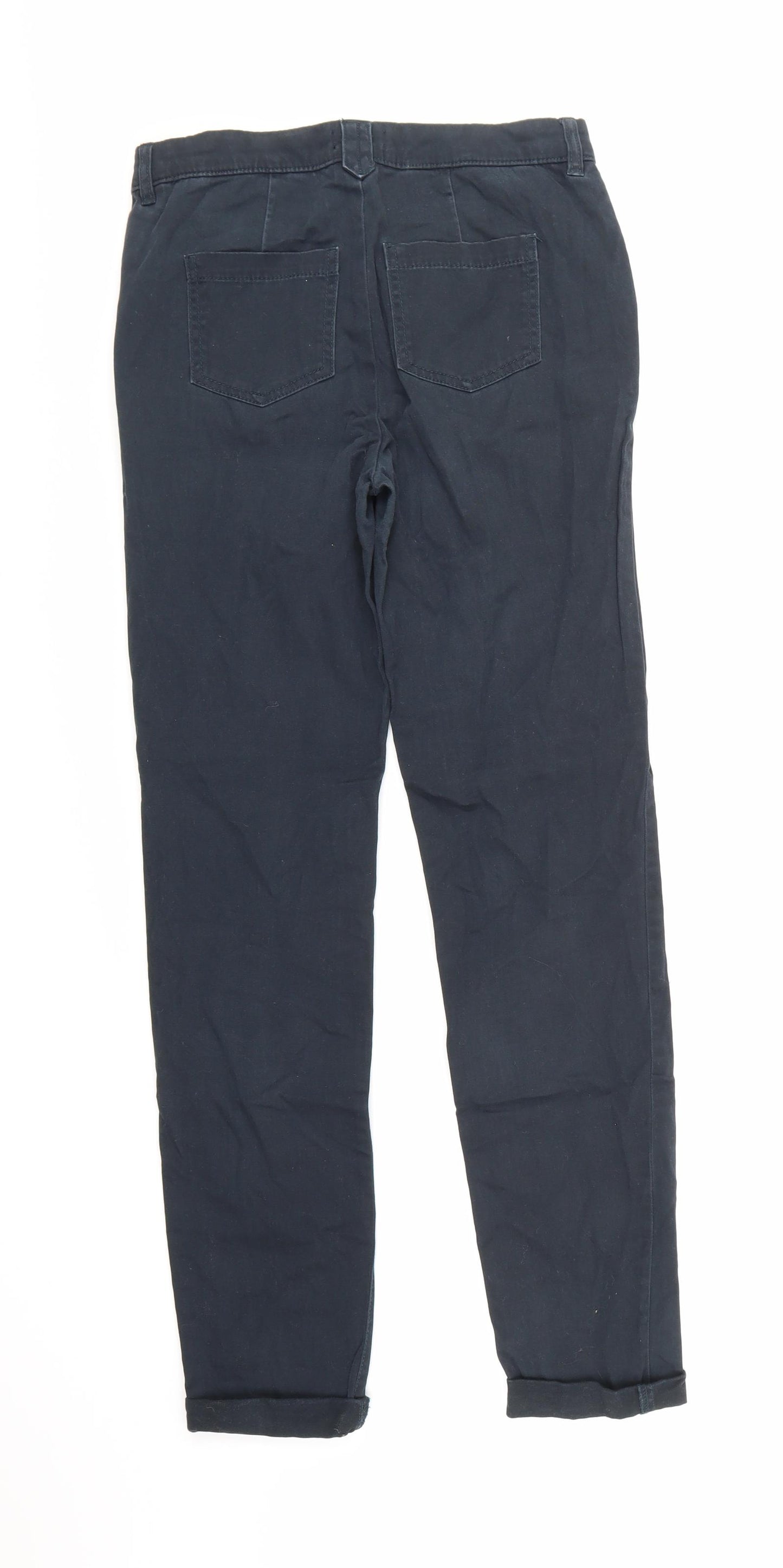 F&F Womens Blue Striped  Trousers  Size 6 L29 in