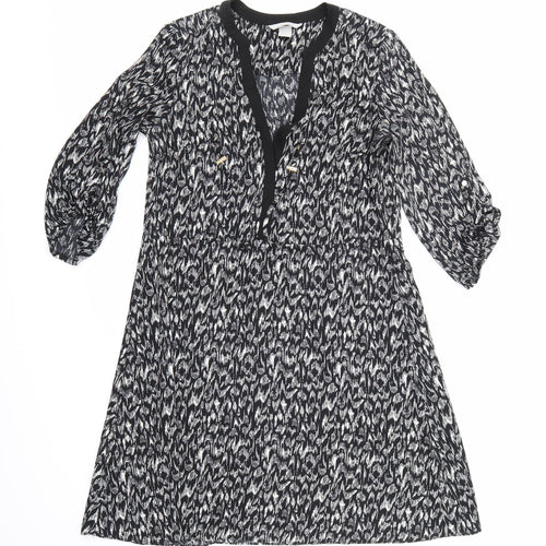 H&M Womens Black   A-Line  Size 8