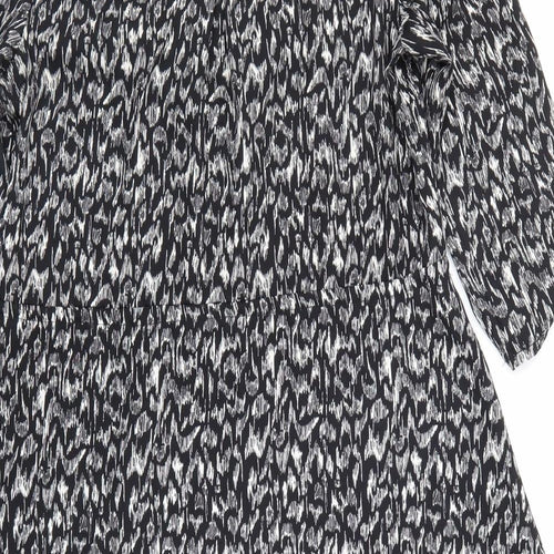 H&M Womens Black   A-Line  Size 8