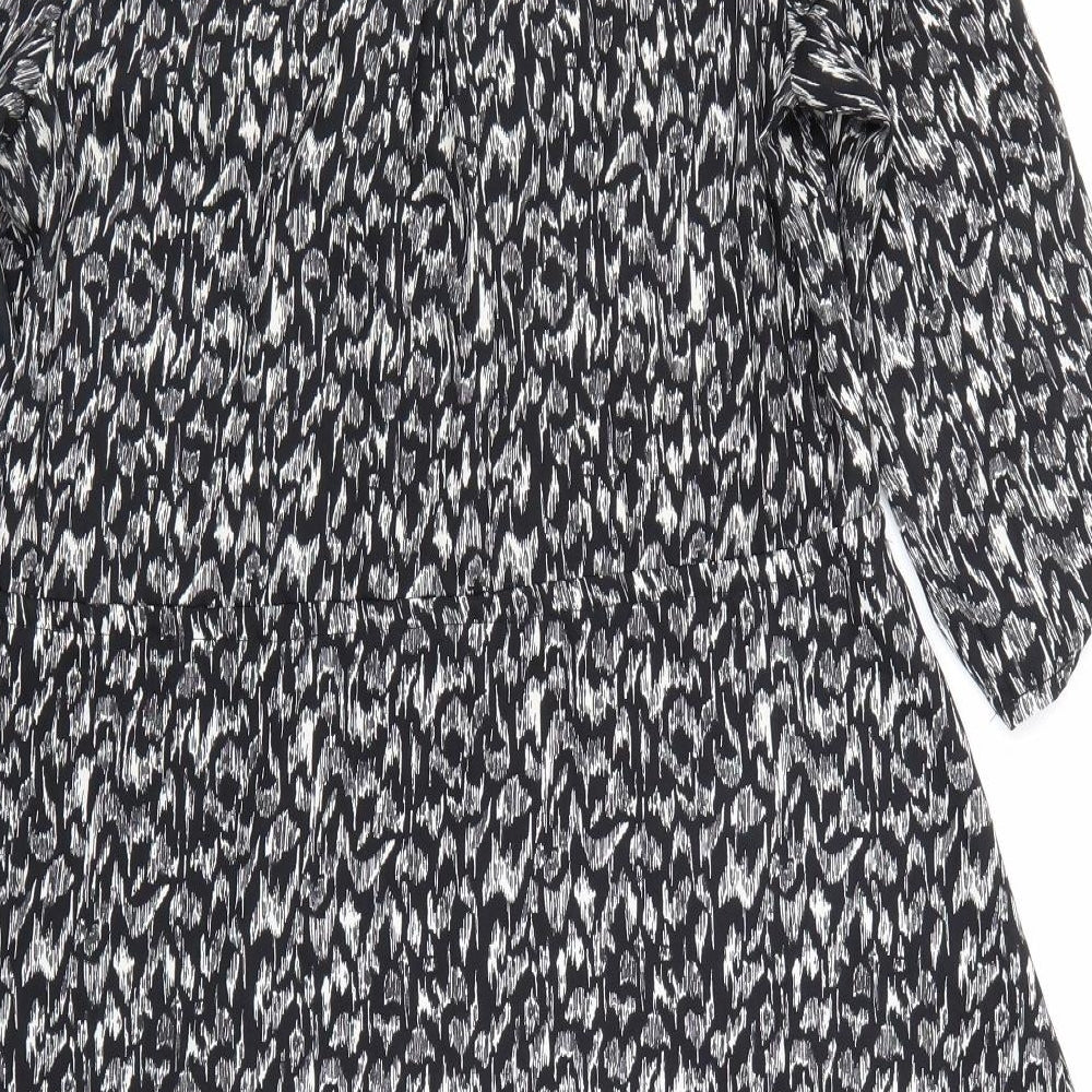 H&M Womens Black   A-Line  Size 8