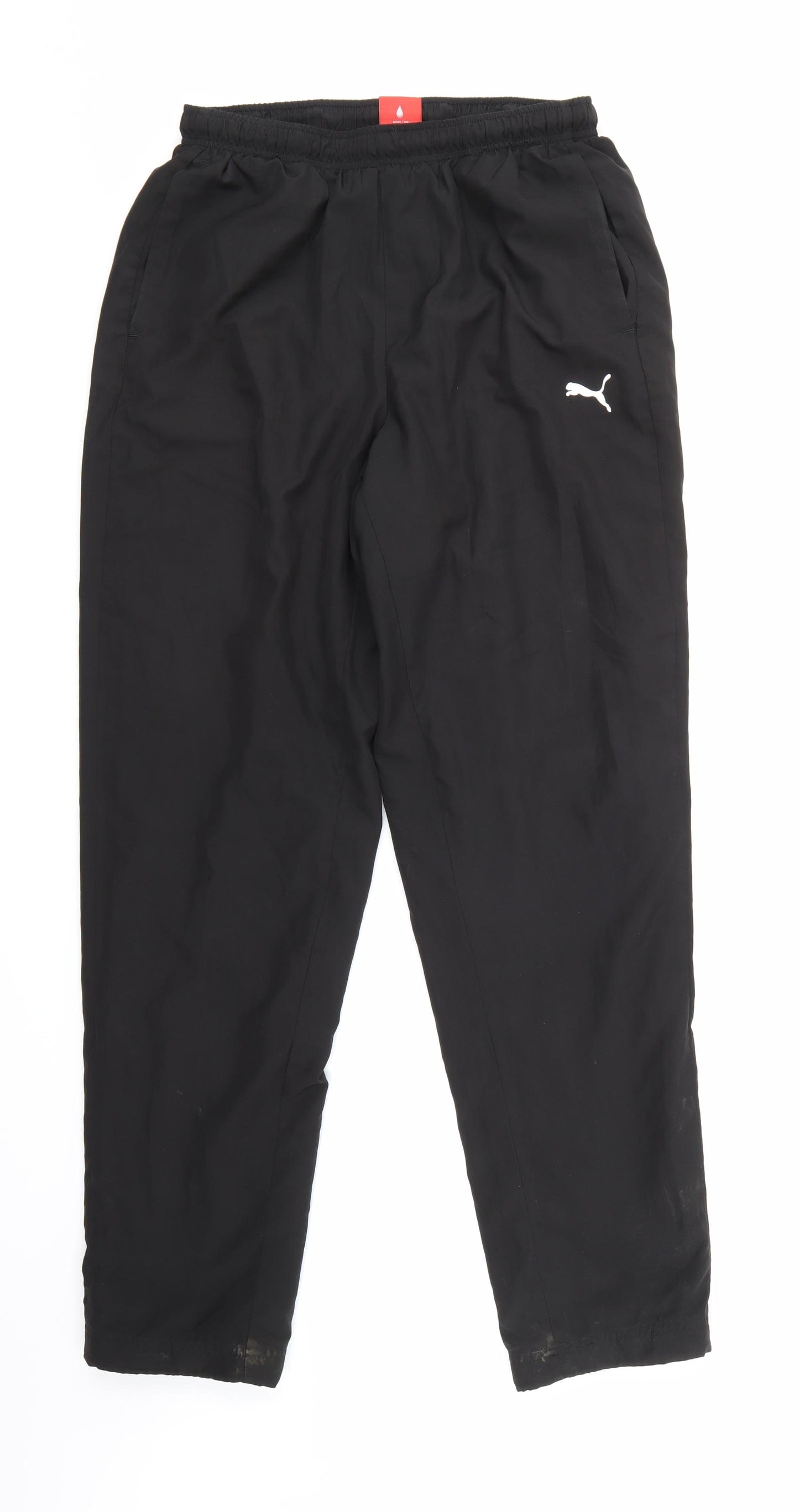 PUMA Mens Black   Sweatpants Trousers Size M L30 in