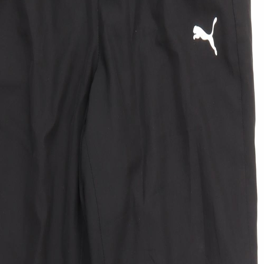 PUMA Mens Black   Sweatpants Trousers Size M L30 in
