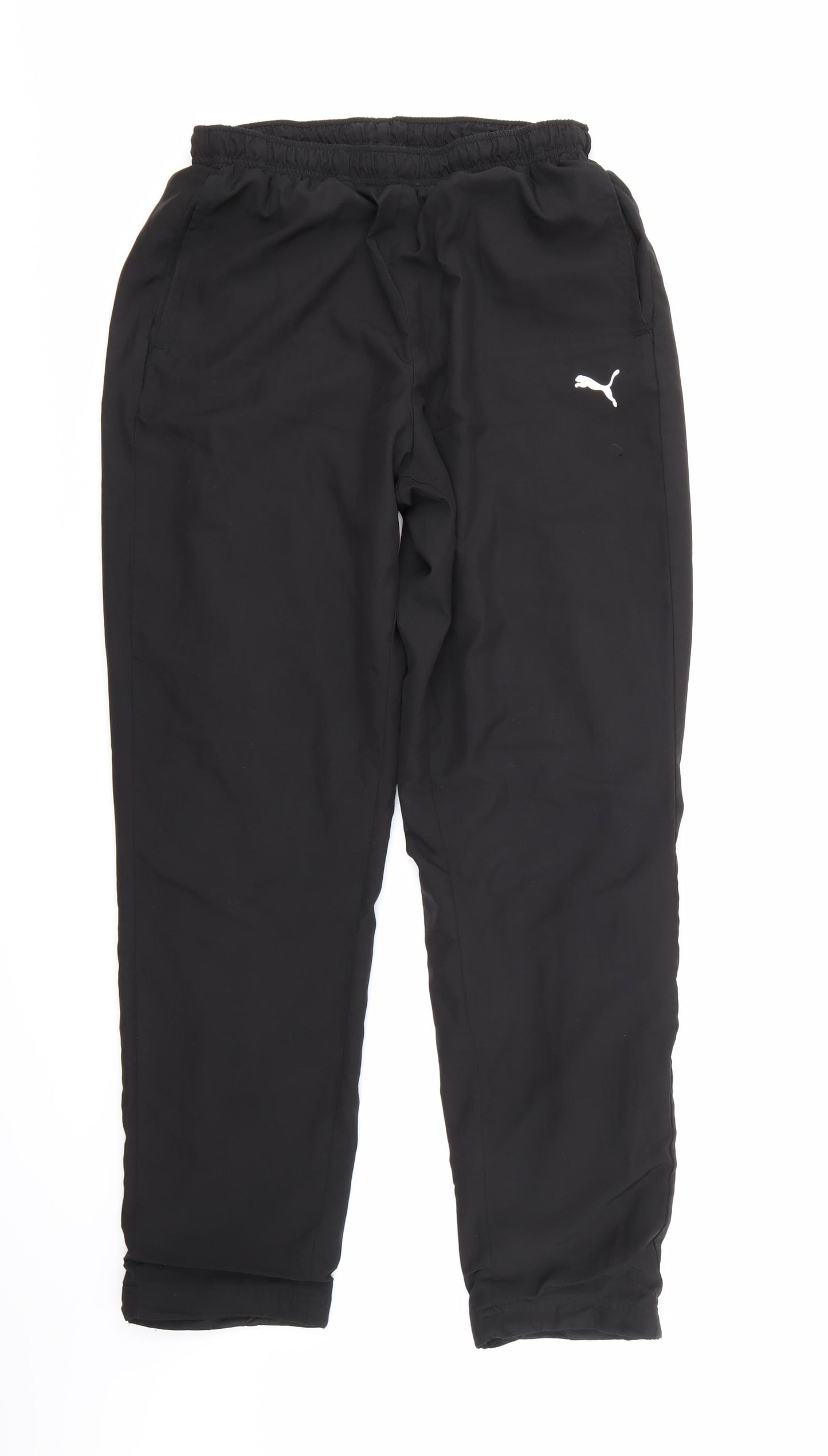 PUMA Mens Black   Sweatpants Trousers Size M L27 in
