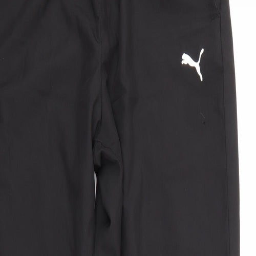 PUMA Mens Black   Sweatpants Trousers Size M L27 in