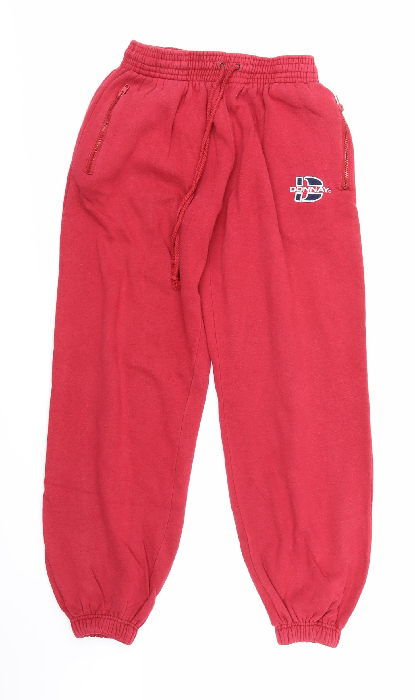 Donnay Mens Red   Jogger Trousers Size L L29 in