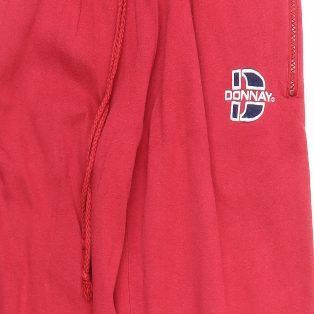Donnay Mens Red   Jogger Trousers Size L L29 in
