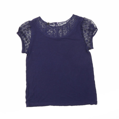 Marks and Spencer Womens Blue   Basic T-Shirt Size 10