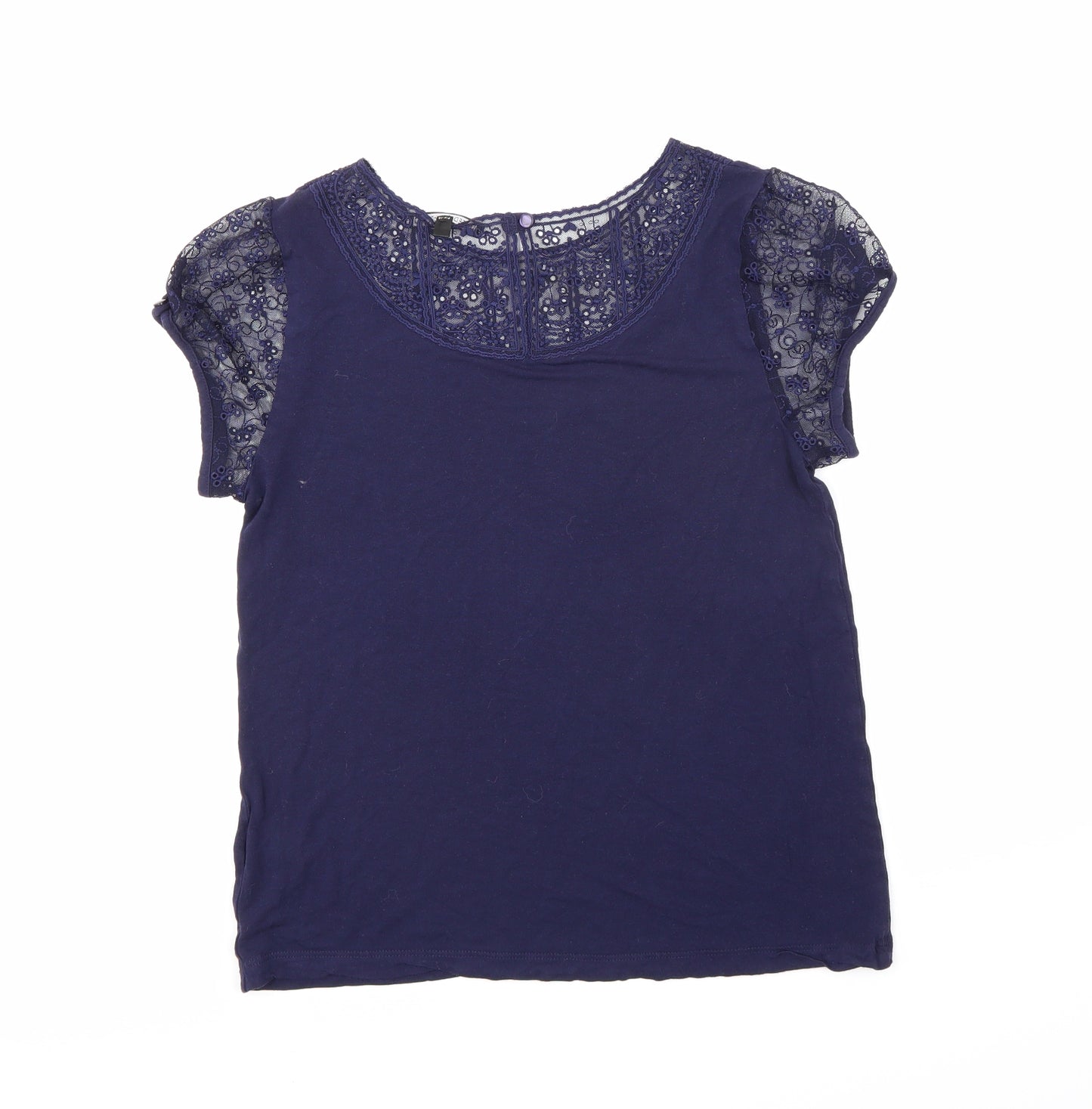 Marks and Spencer Womens Blue   Basic T-Shirt Size 10