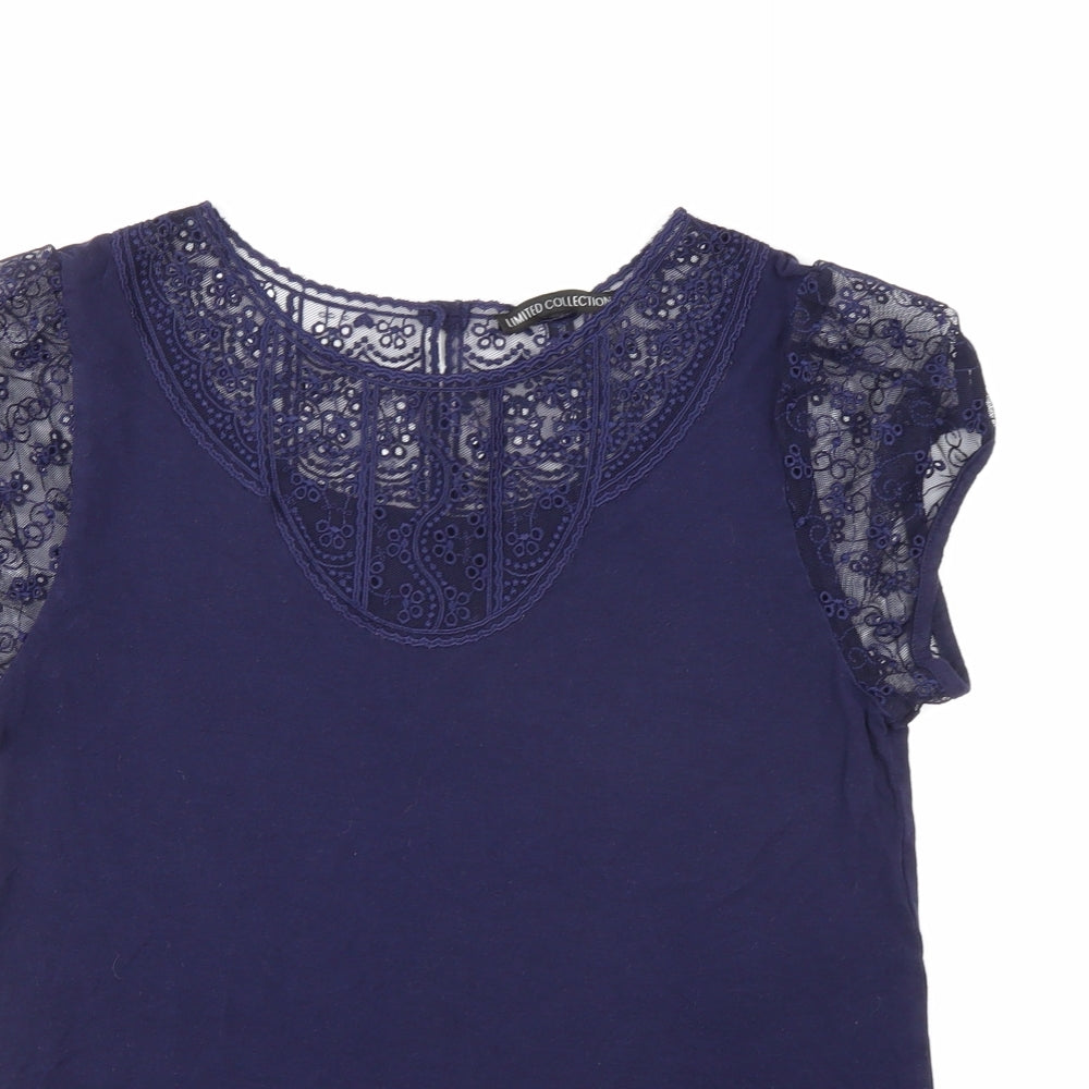 Marks and Spencer Womens Blue   Basic T-Shirt Size 10