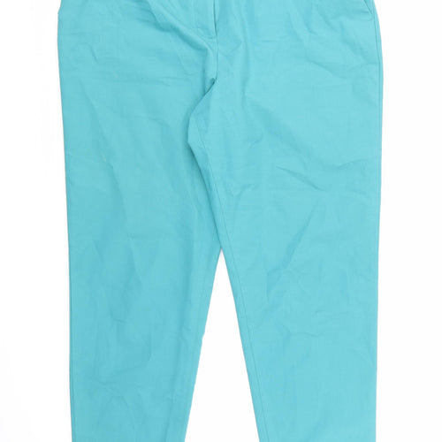 Marks and Spencer Womens Blue   Trousers  Size 18 L27 in