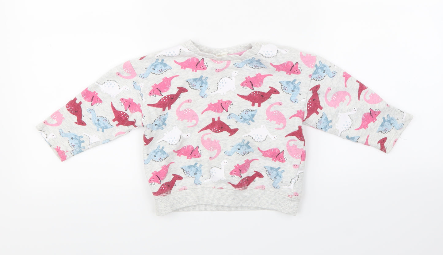 H&M Baby Grey   Pullover Jumper Size 24 Months