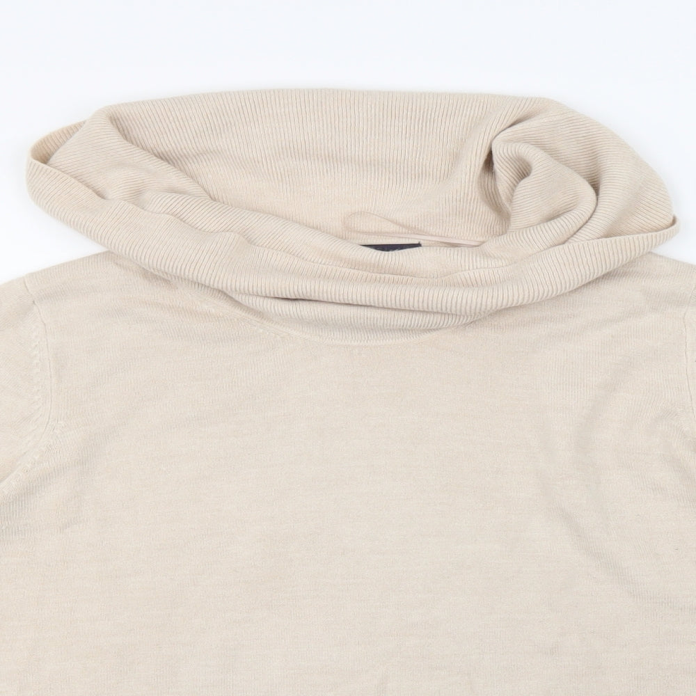 Marks and Spencer Womens Beige   Pullover Jumper Size 16