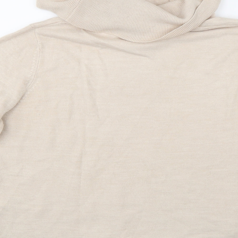Marks and Spencer Womens Beige   Pullover Jumper Size 16