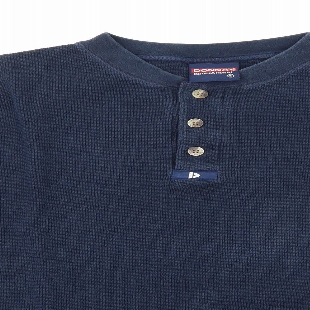 Donnay Mens Blue    T-Shirt Size S