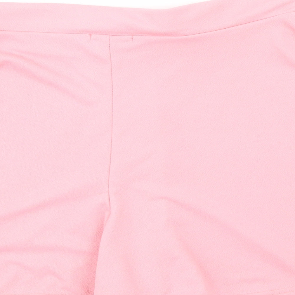 Pretty Little Thing Womens Pink   Hot Pants Shorts Size 12