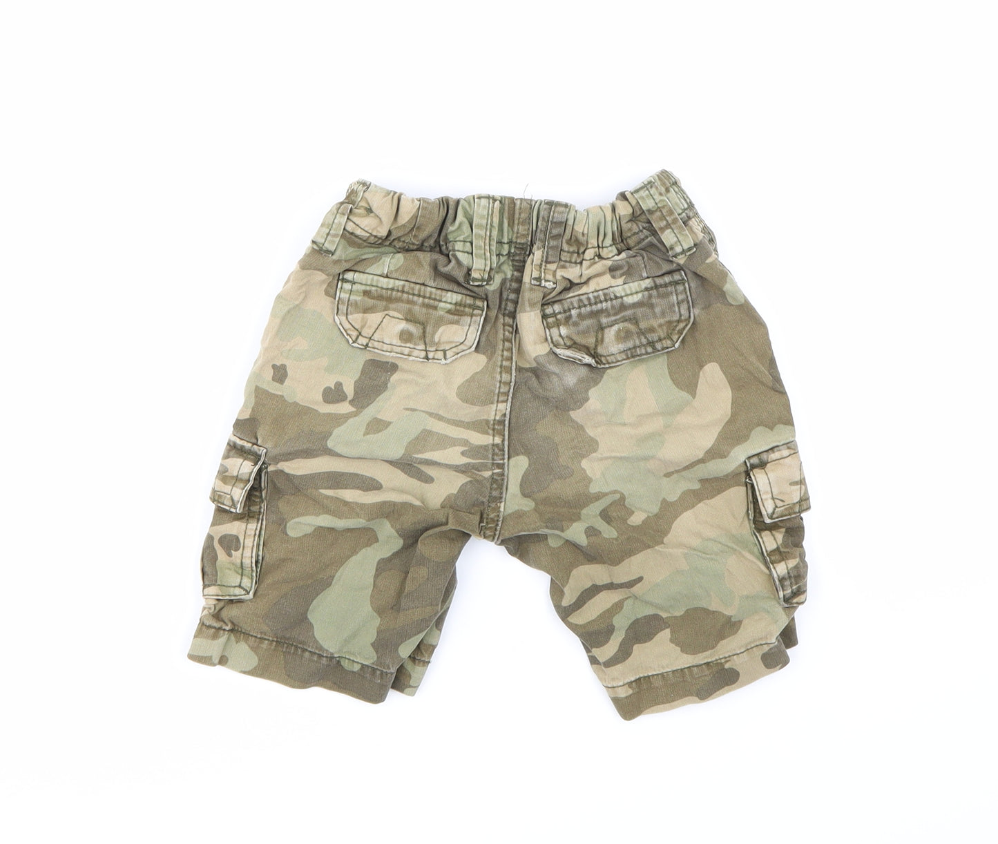 NEXT Boys Green Camouflage  Chino Shorts Size 4 Years
