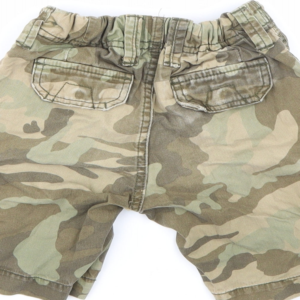 NEXT Boys Green Camouflage  Chino Shorts Size 4 Years