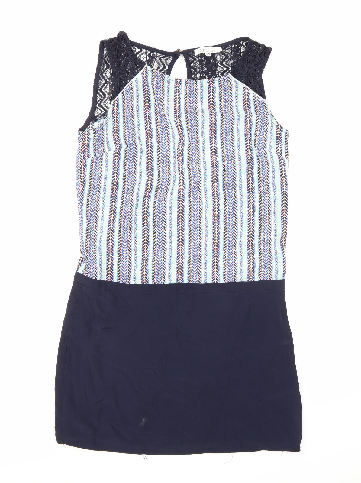 Charlie Womens Blue   A-Line  Size 8