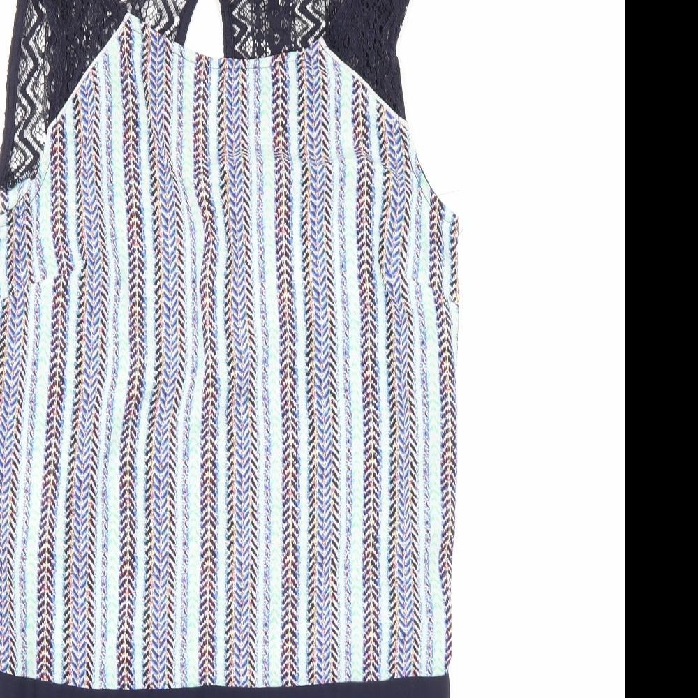 Charlie Womens Blue   A-Line  Size 8