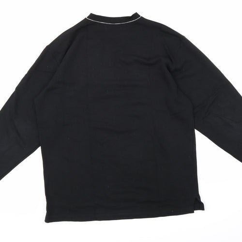 JFG Mens Black   Pullover Sweatshirt Size L