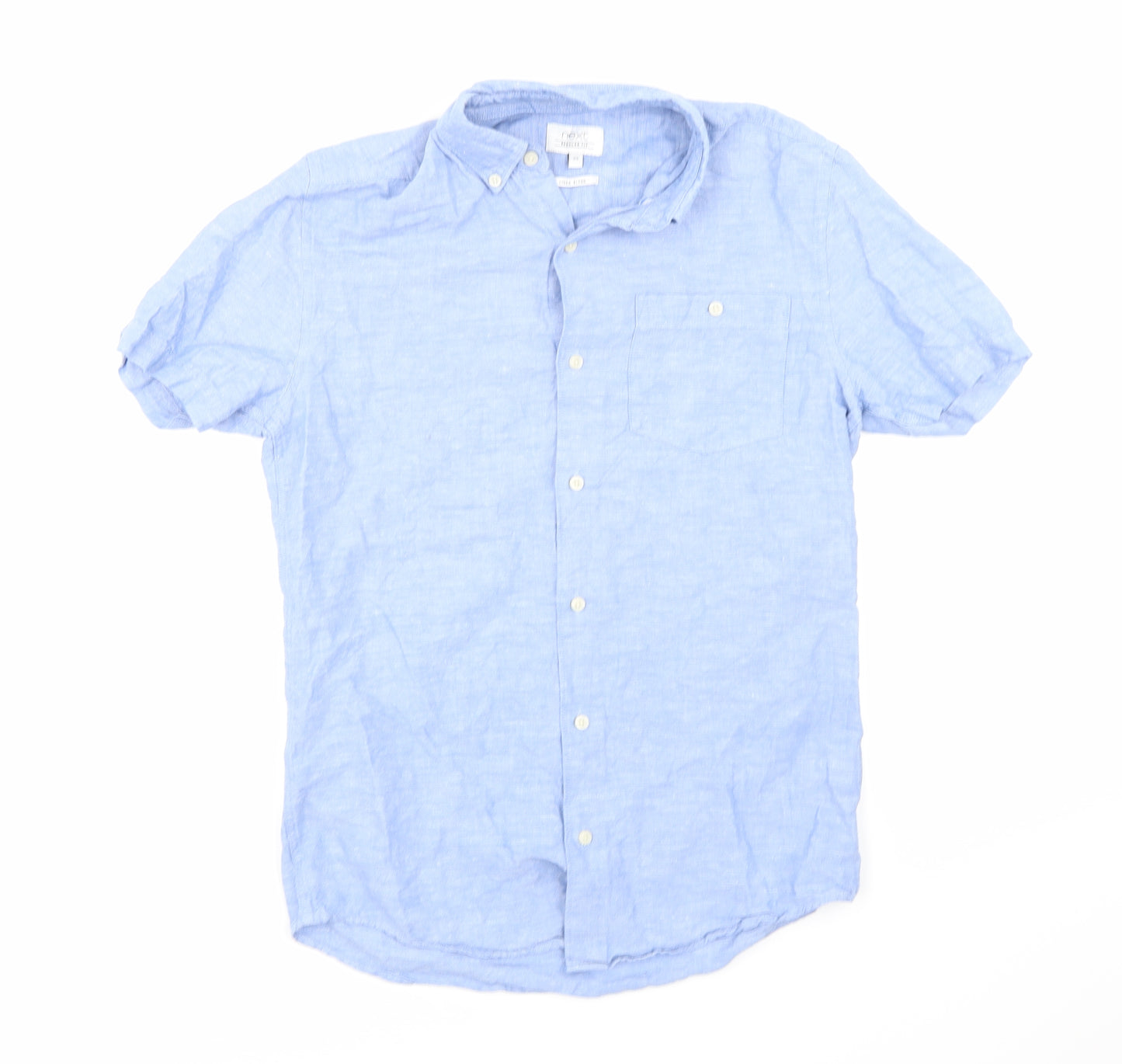 NEXT Mens Blue    Dress Shirt Size XS