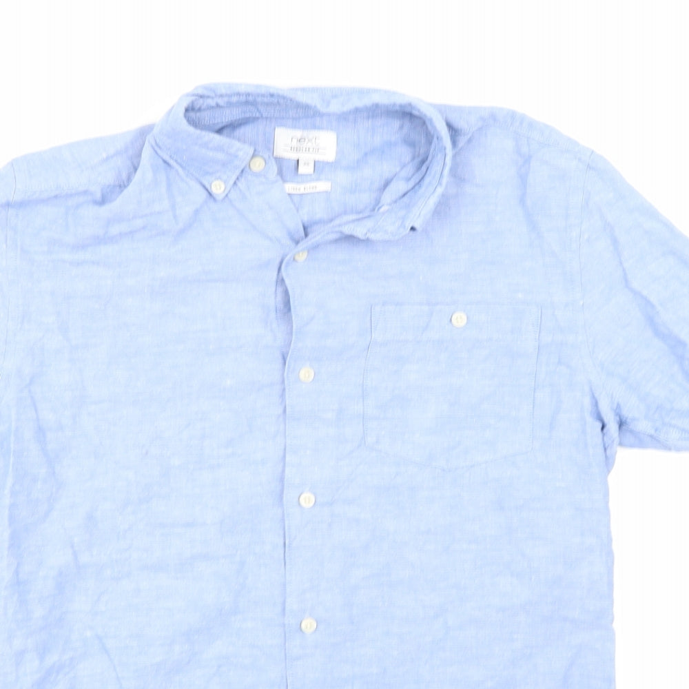 NEXT Mens Blue    Dress Shirt Size XS
