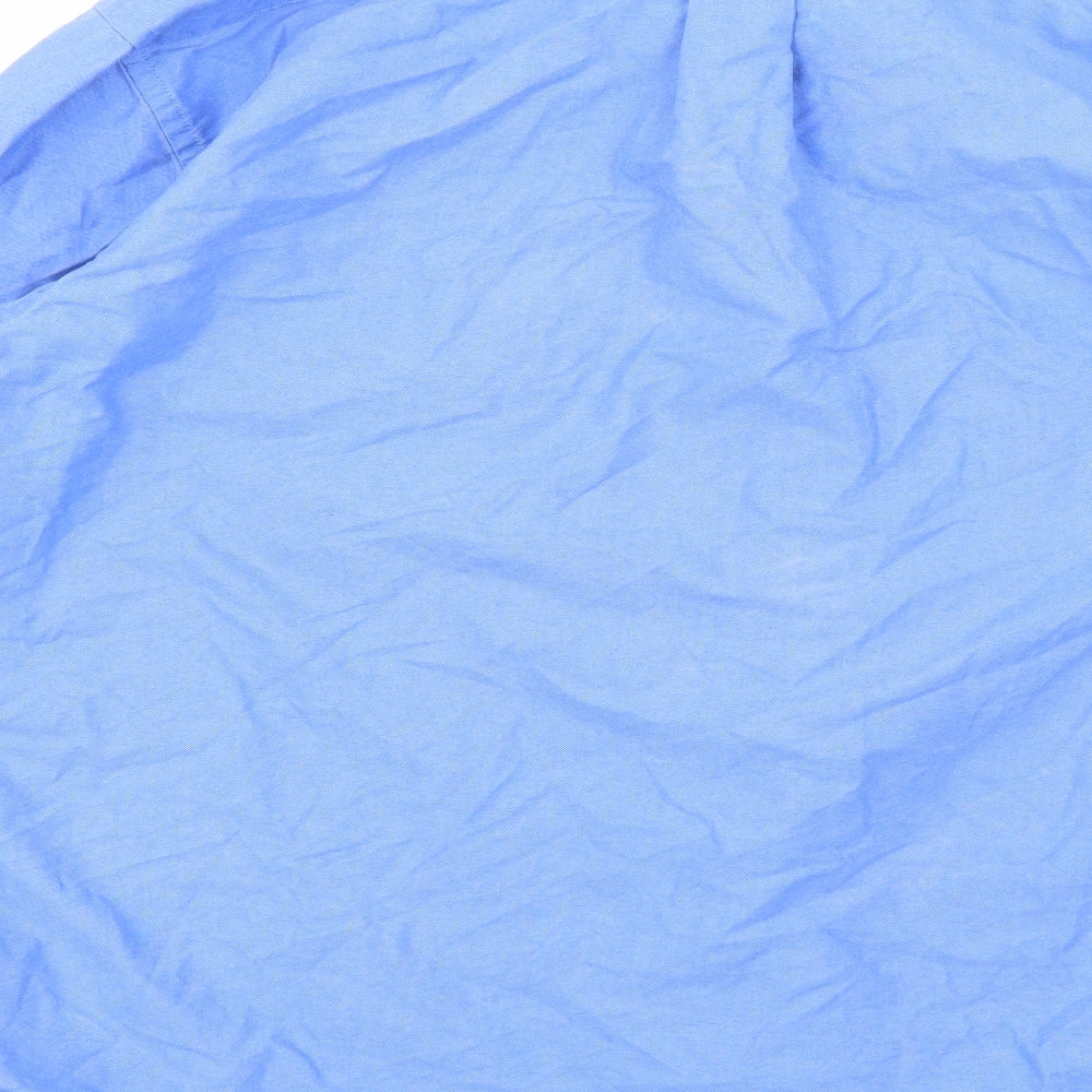 Marks and Spencer Mens Blue    Dress Shirt Size 42