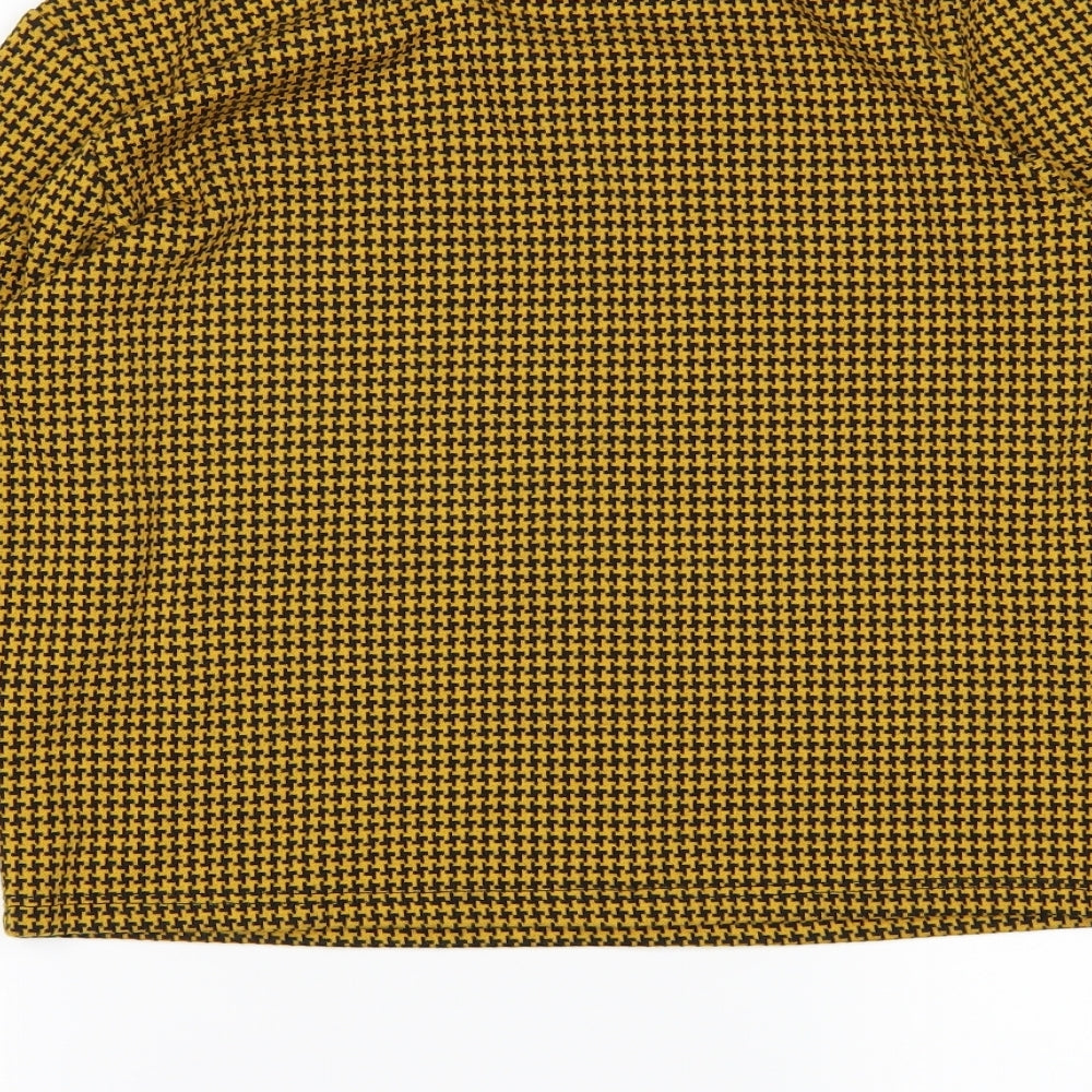 Primark Womens Yellow   Basic T-Shirt Size 10