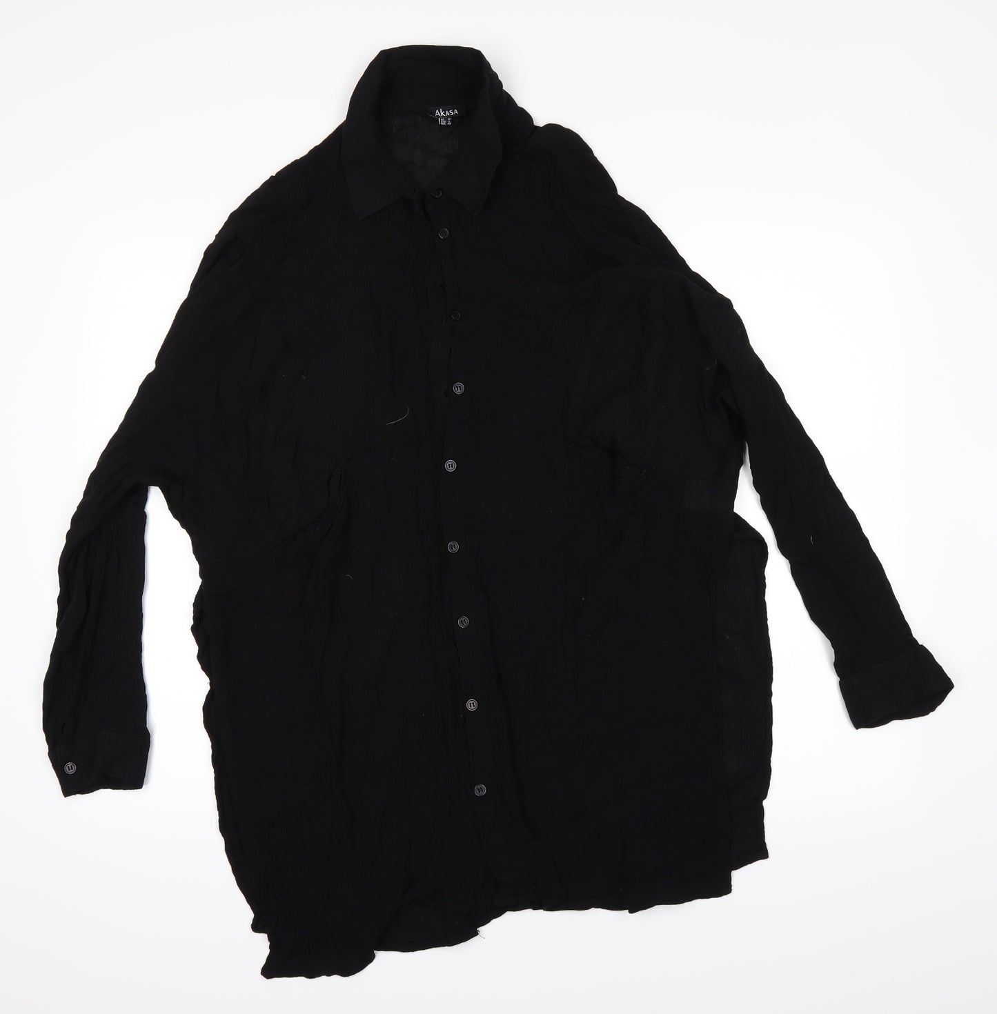 akasa Womens Black   Cardigan Jumper Size 12