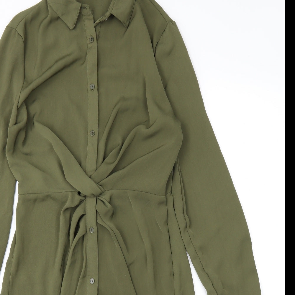 Primark Womens Green   Shirt Dress  Size 12
