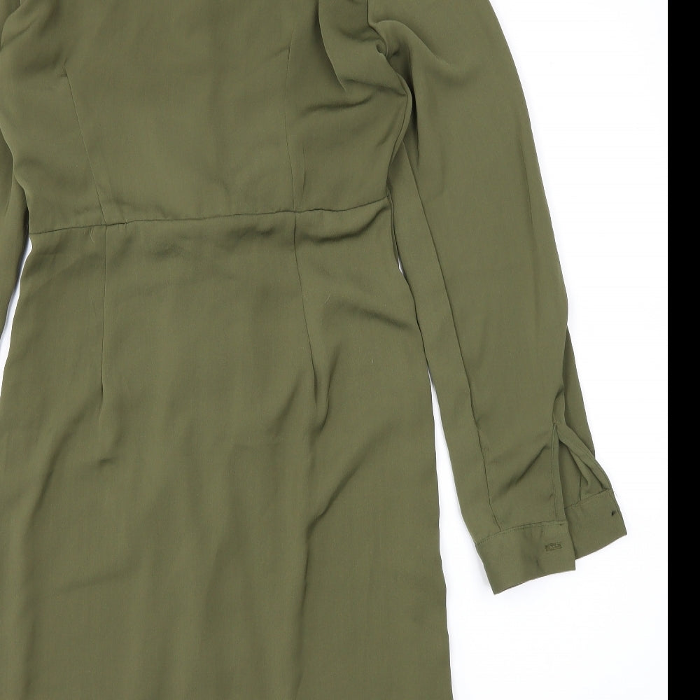 Primark Womens Green   Shirt Dress  Size 12