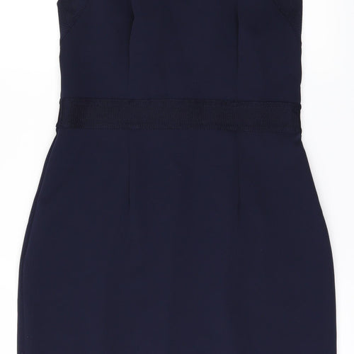 H&M Womens Blue   Pencil Dress  Size 10