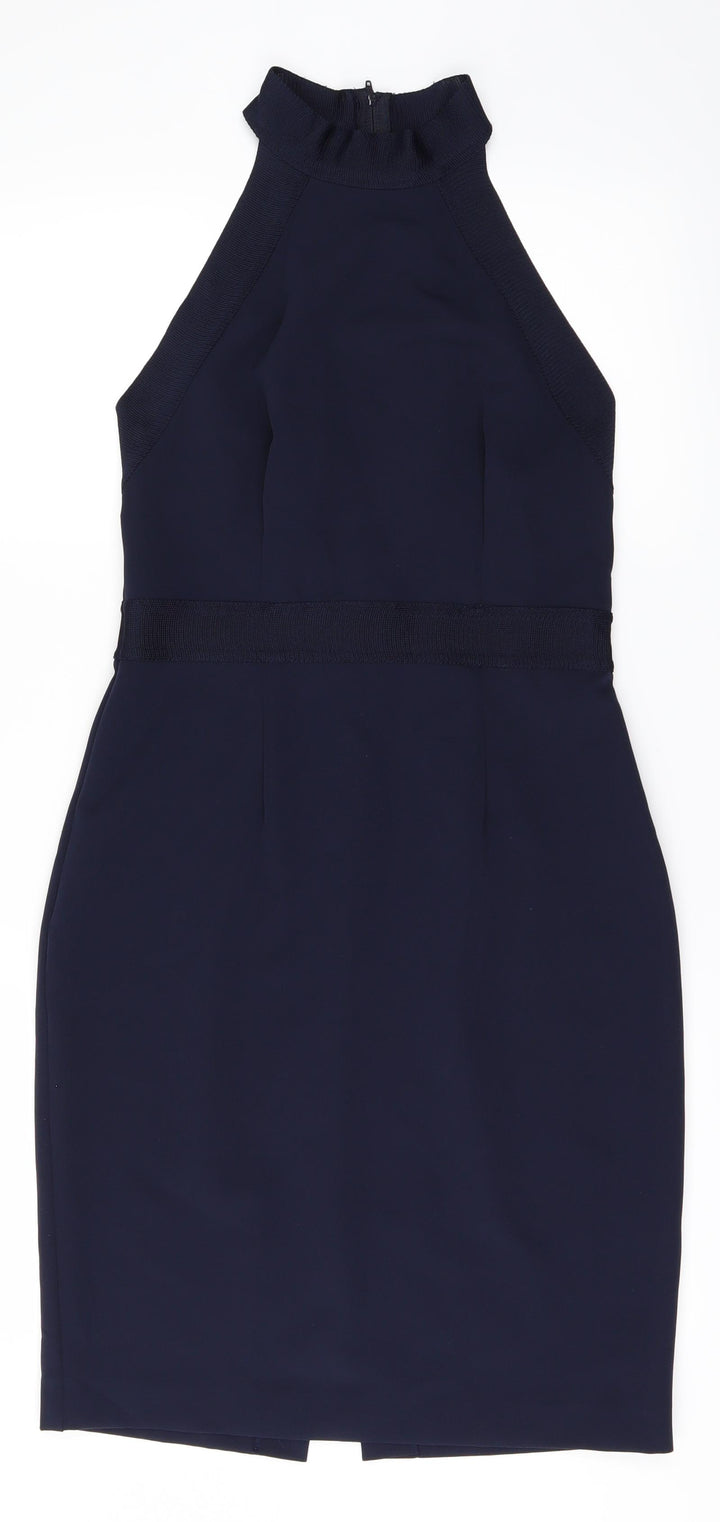 H&M Womens Blue   Pencil Dress  Size 10