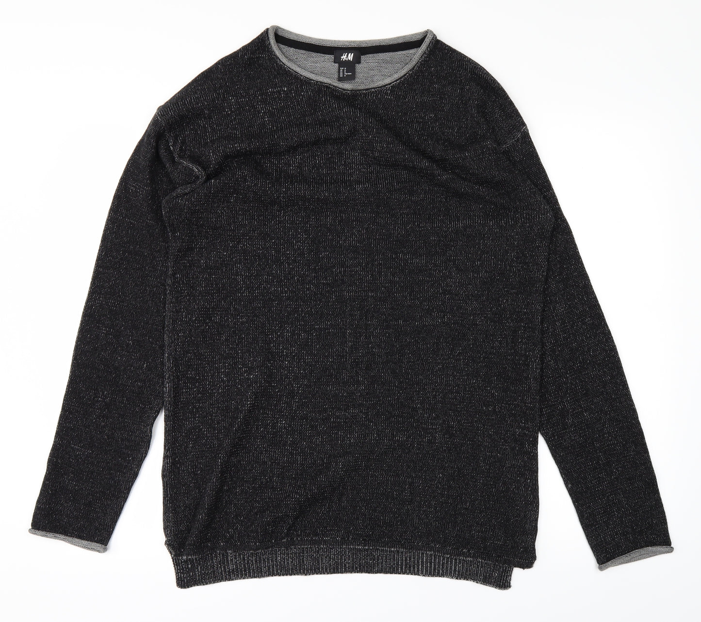 H&M Mens Black    T-Shirt Size M